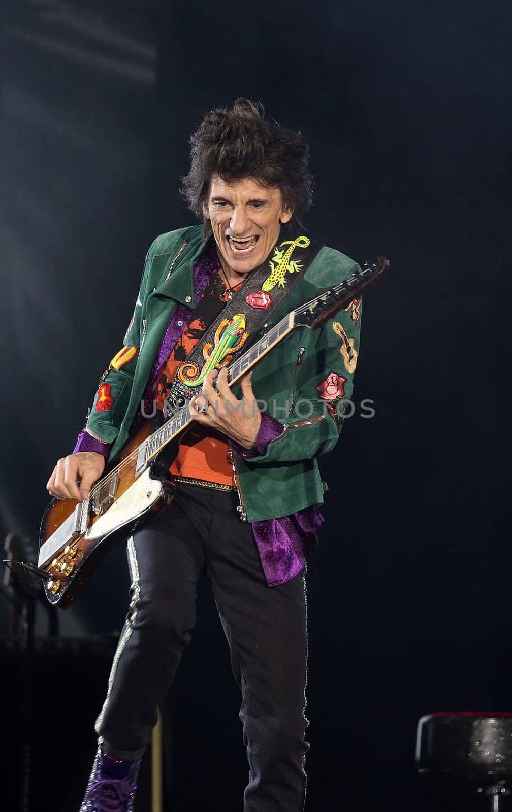 Ron Wood ,  .Die Rolling Stones haben in Hamburg ihre Europatournee No Filter im Stadtpark Hamburg  gestartet am 09.09.2017