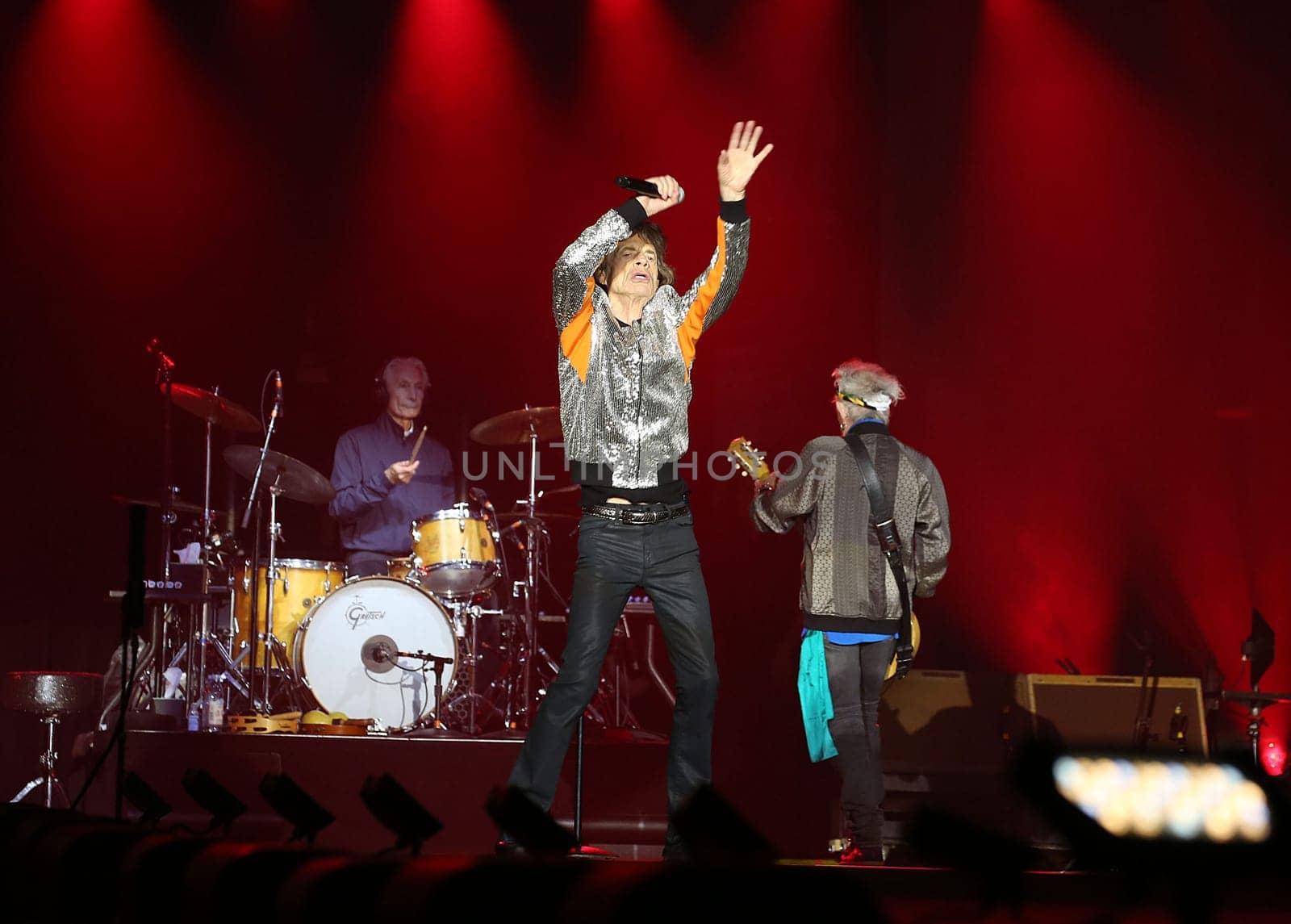 Mick Jagger. Ron Wood ,  Charlie Watts und  Keith Richards ,.Die Rolling Stones haben in Hamburg ihre Europatournee No Filter im Stadtpark Hamburg  gestartet am 09.09.2017