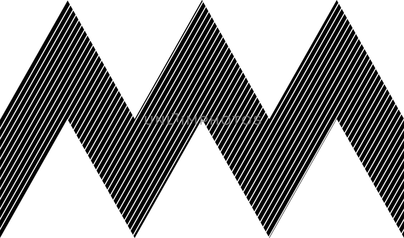 Vector Seamless Pattern. Abstract Geometric Black and White Doted Linear Triangle, Stylish Tiles with different ornament, Retro illustration. Simple background of perforated rhombus