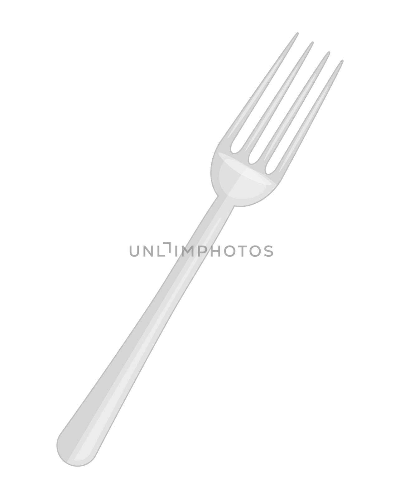 kitchen fork vector symbol icon design. Beautiful illustration isolated on white background.