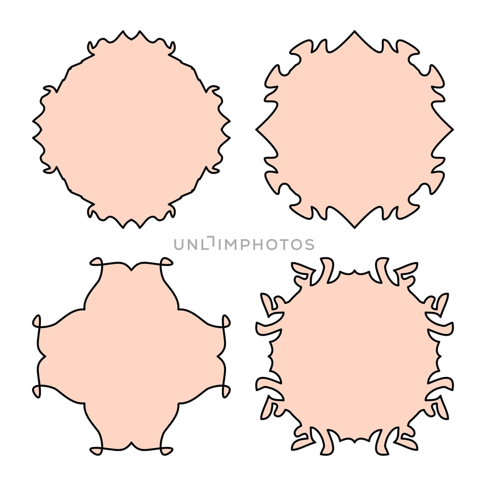 empty frame vector symbol icon design.