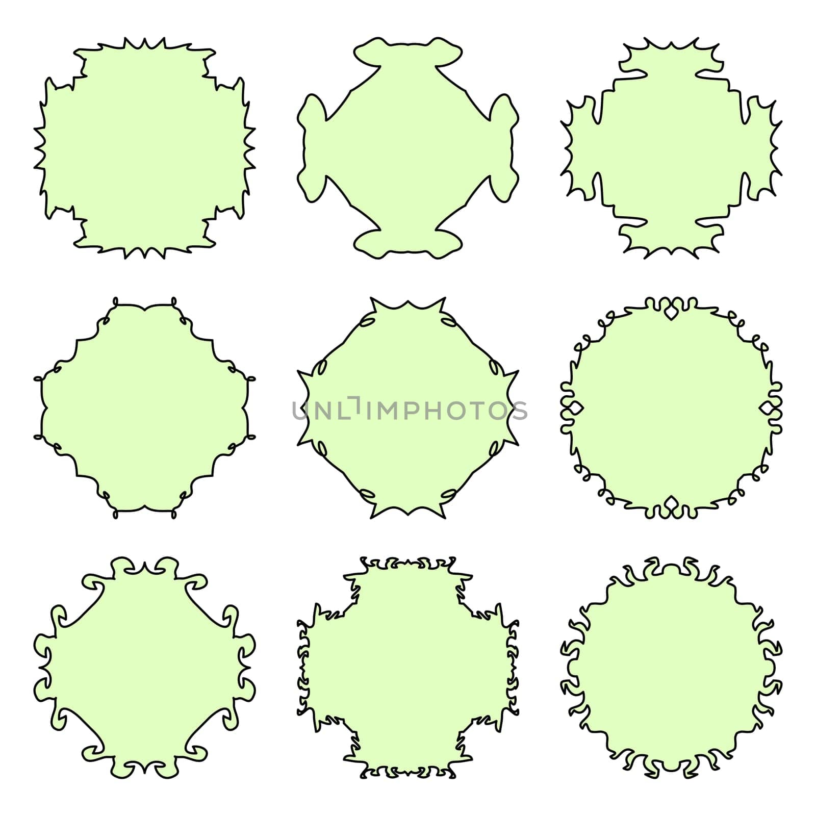 empty frame vector symbol icon design.