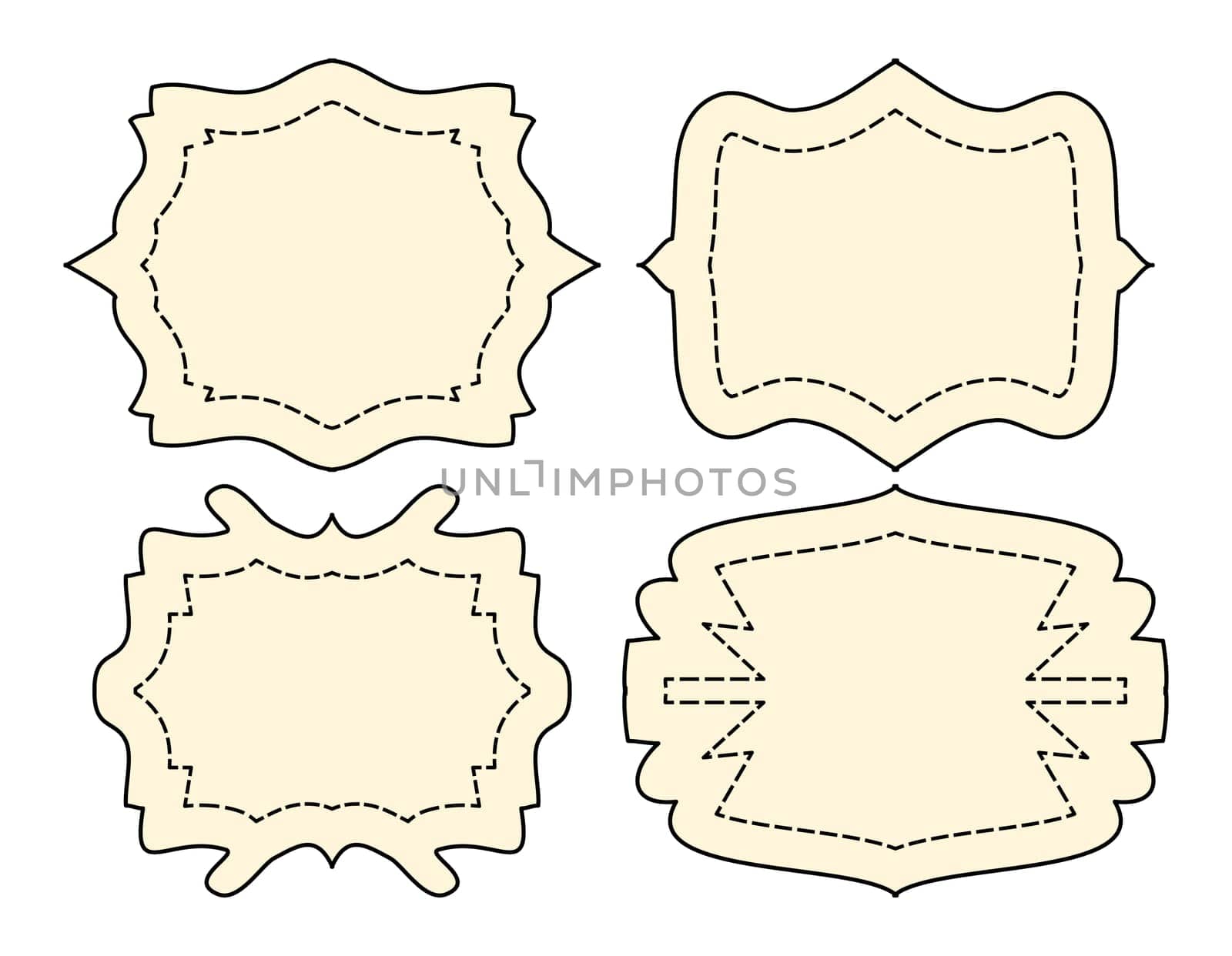empty frame vector symbol icon design.