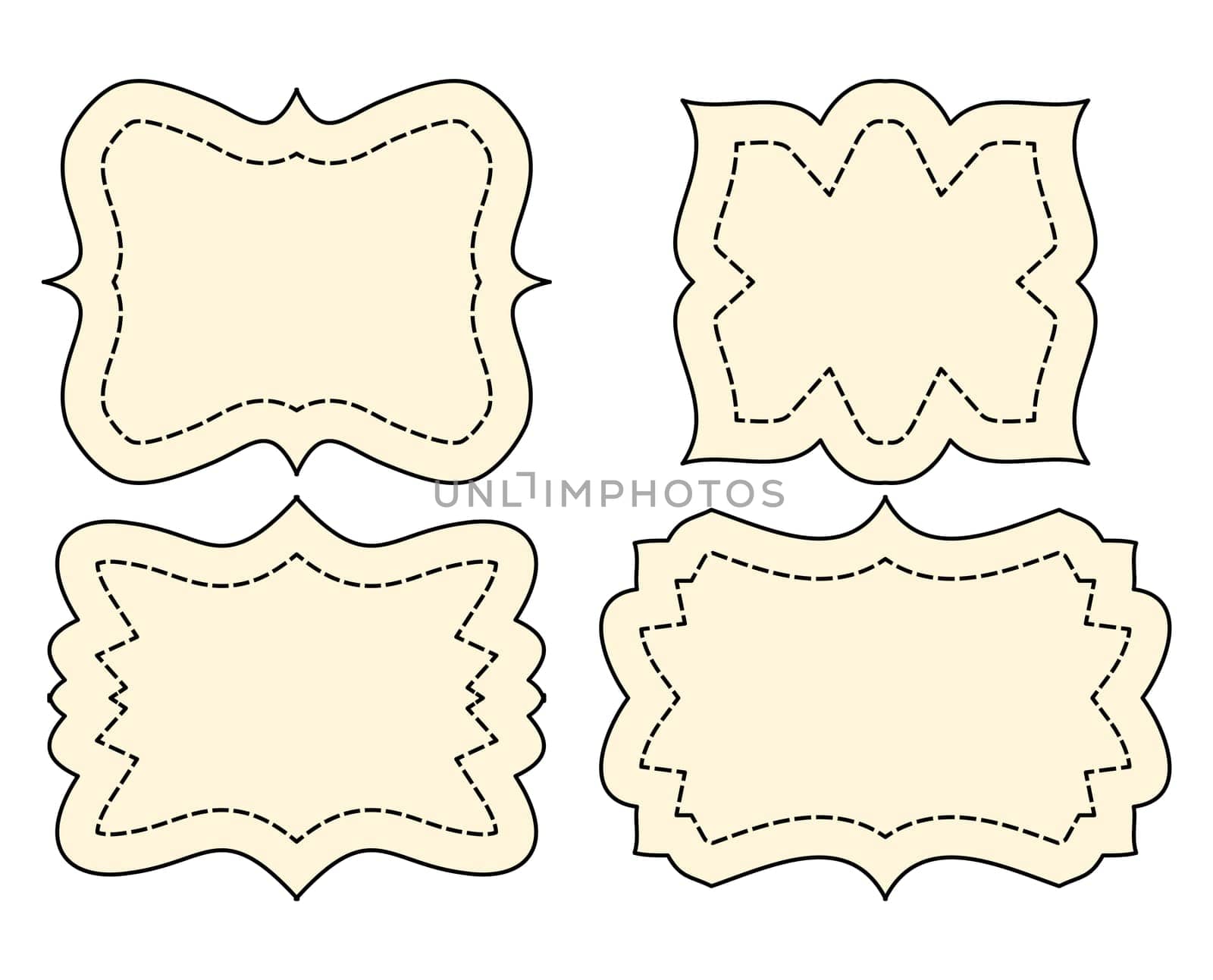 empty frame vector symbol icon design.