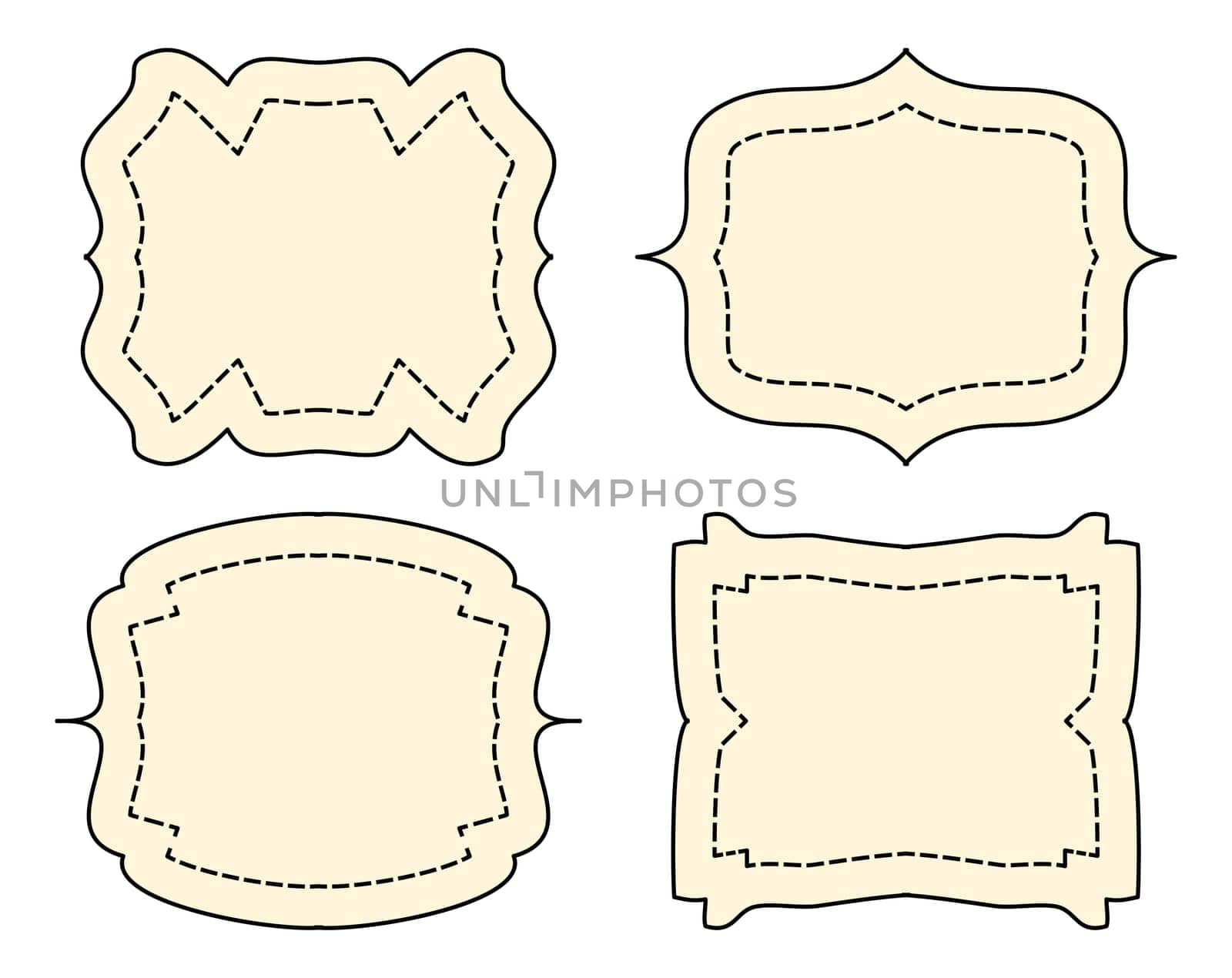 empty frame vector symbol icon design.