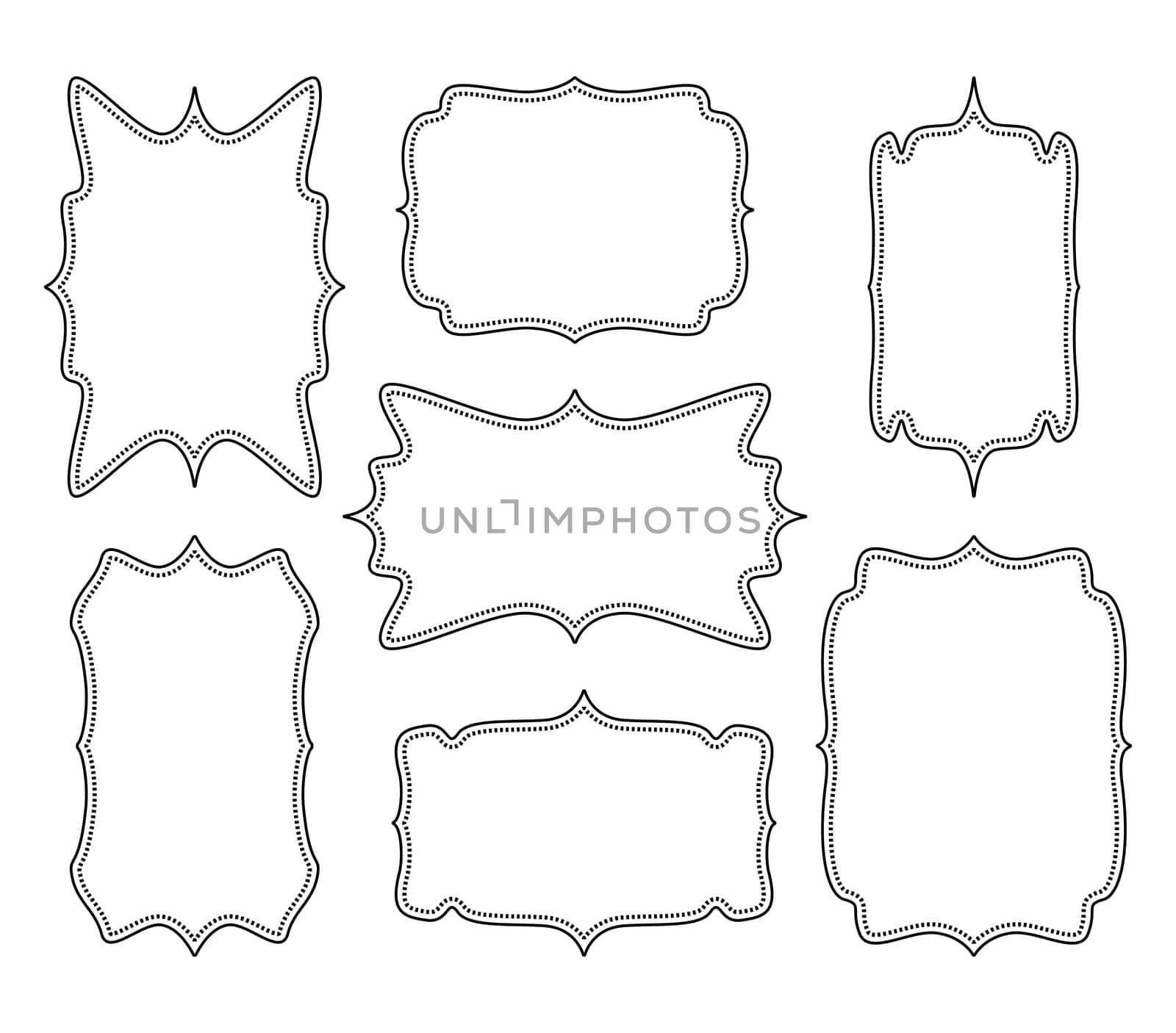 empty frame vector symbol icon design.
