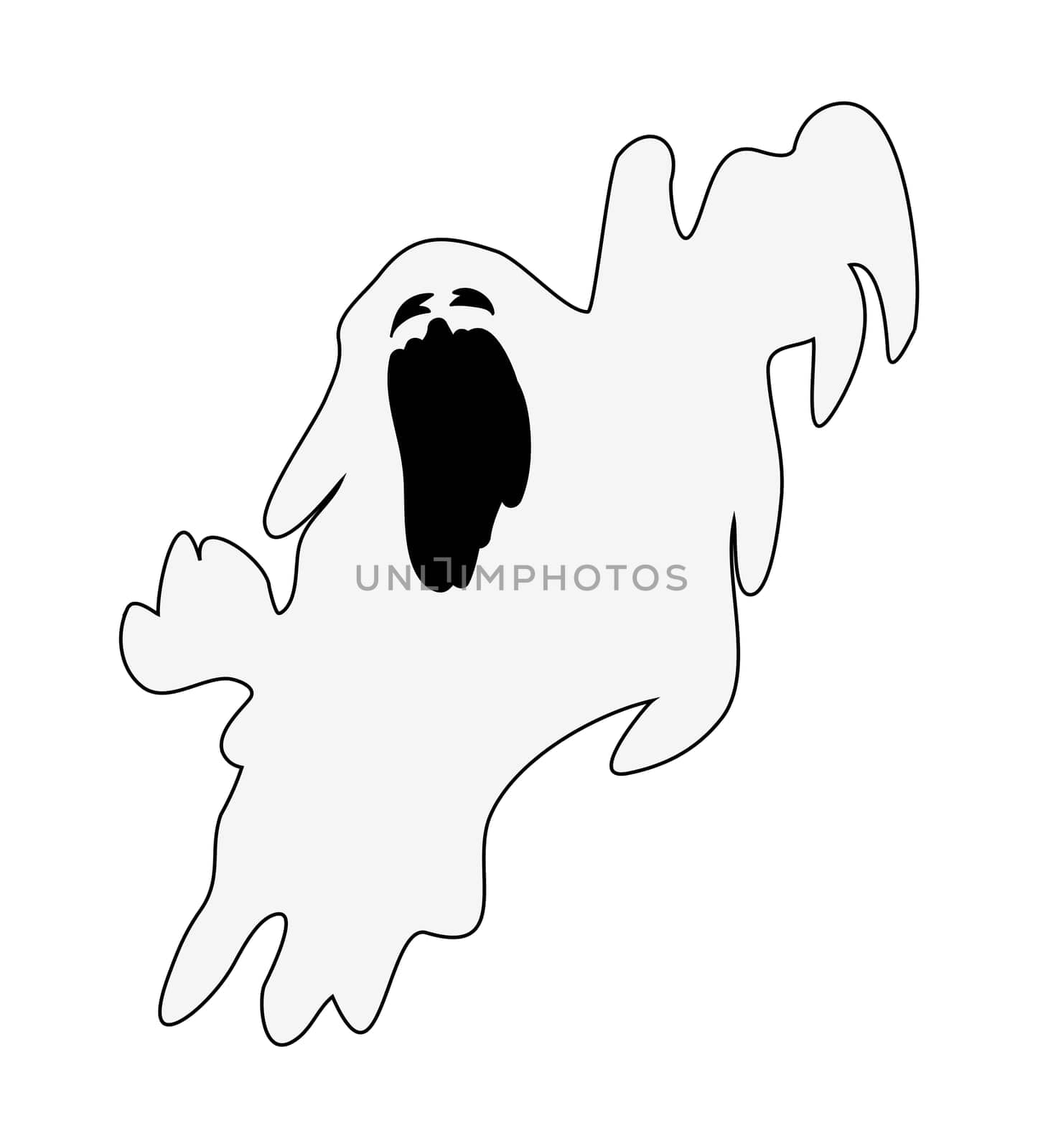 halloween ghost vector symbol icon design. Beautiful illustration isolated on white background.