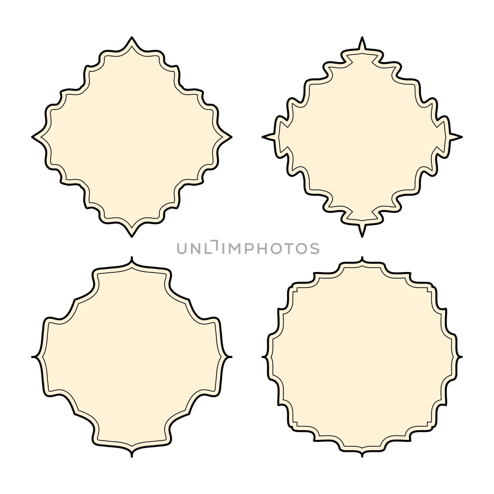 empty frame vector symbol icon design.