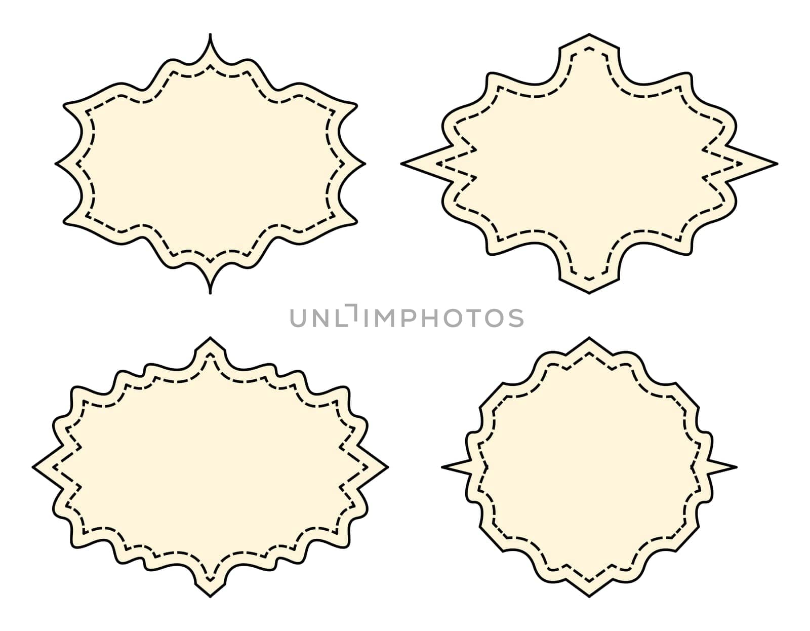 empty frame vector symbol icon design.
