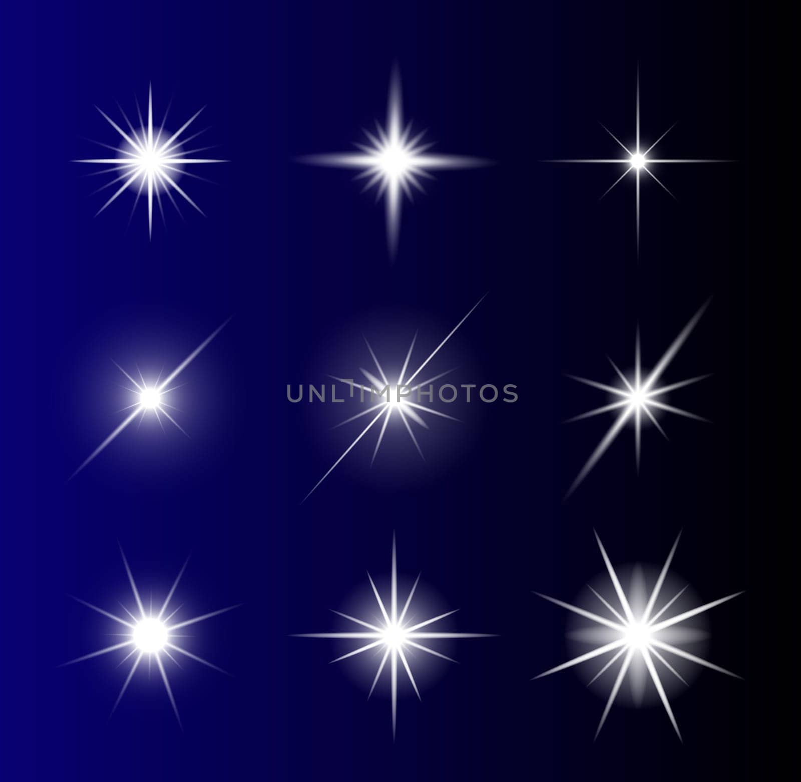 transparent star vector symbol icon design. Beautiful illustration of glowing light effect stars bursts with sparkles on transparent background for christmas card