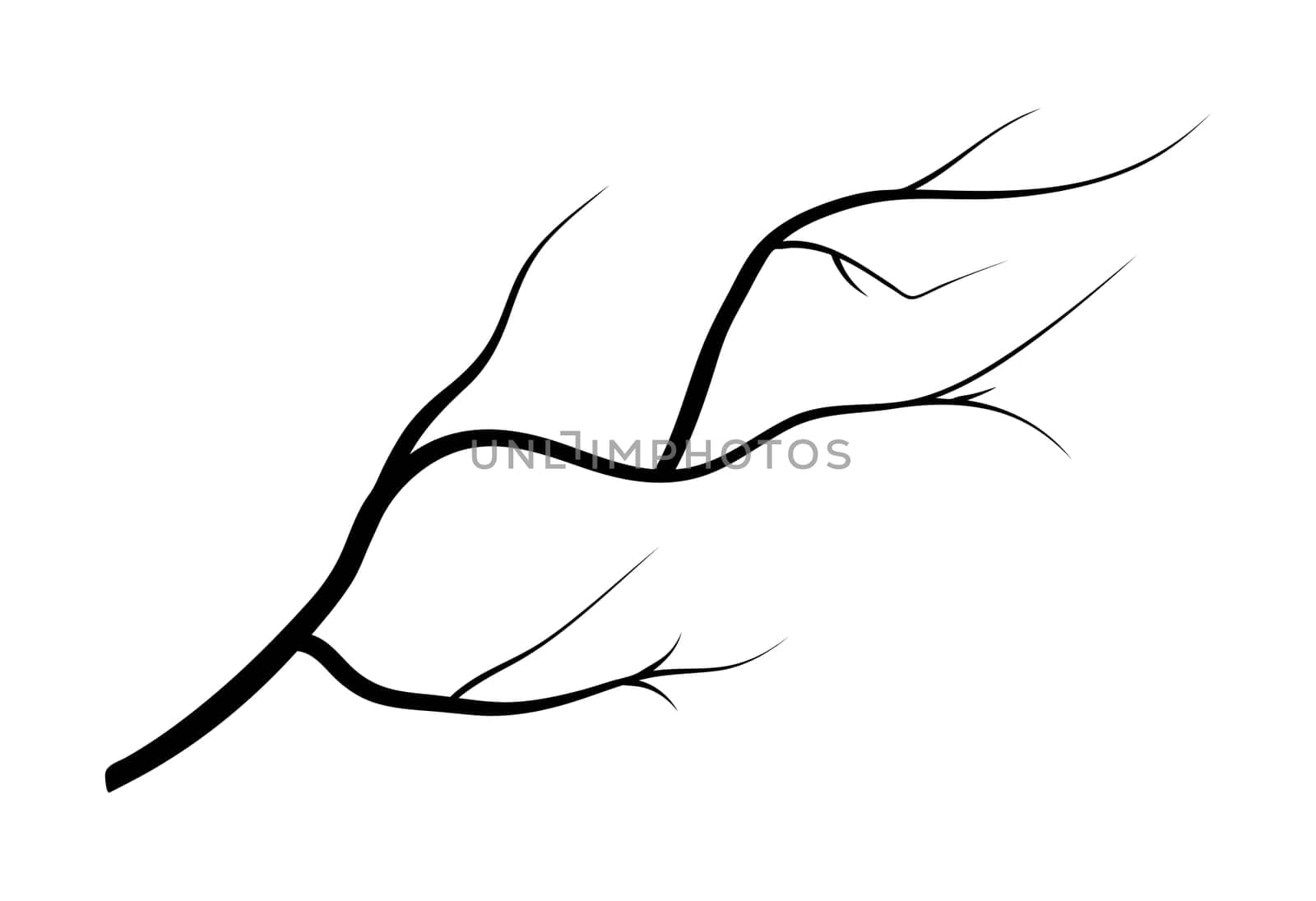 branch silhouette icon, symbol, design. vector illustration isolated on white background.