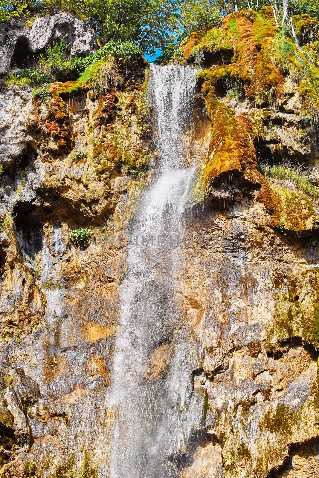 Waterfalls in Plitvice Lakes National Park, Croatia