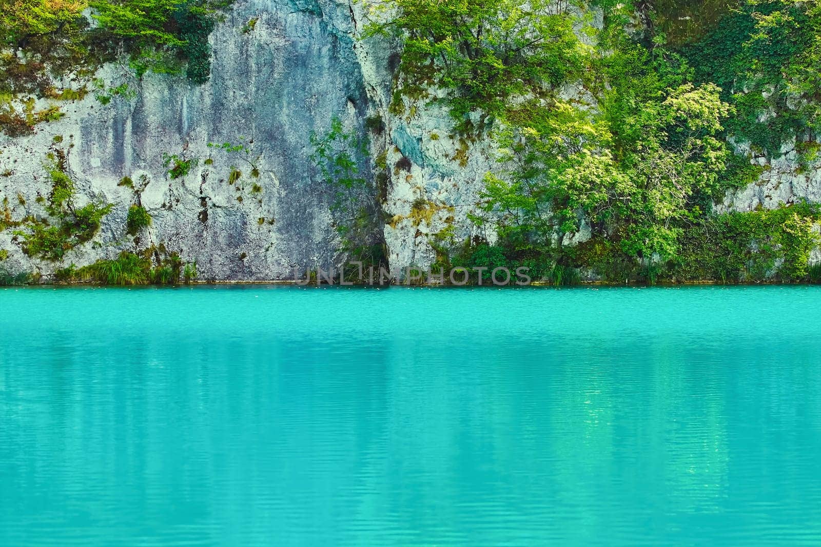 Lakes in the Plitvice National Park, Croatia