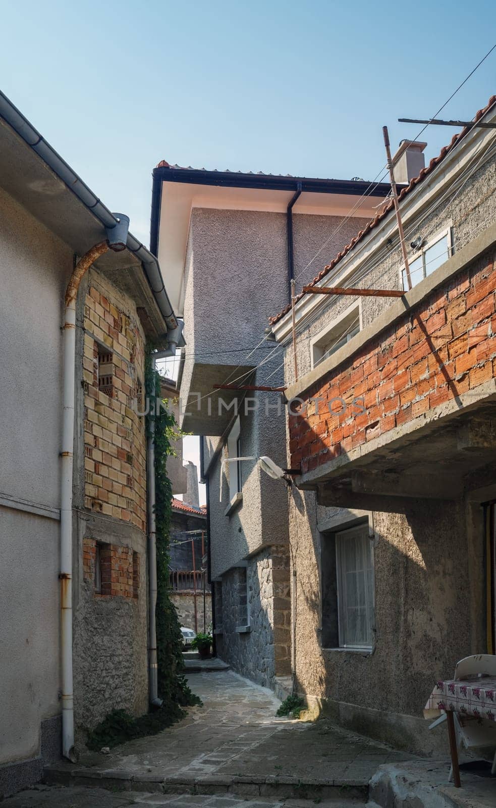 Sozopol, Bulgaria - September 03, 2014: Old town of Sozopol at Black Sea, Bulgaria.