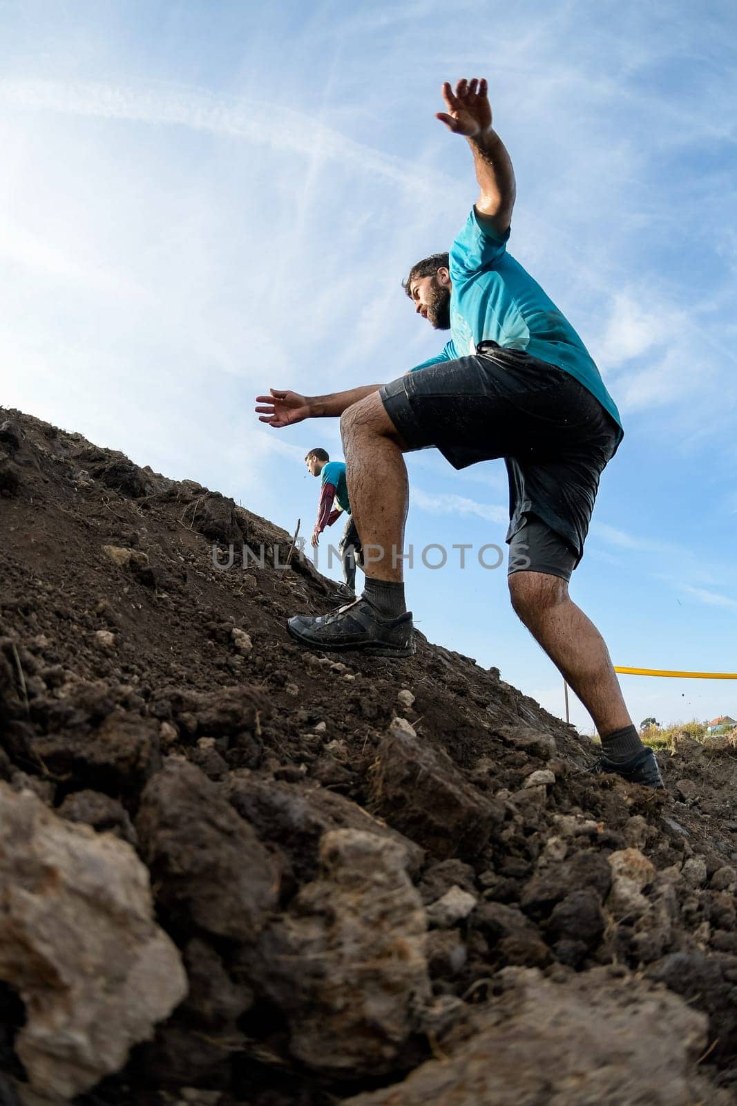 ESTARREJA, PORTUGAL - SEPTEMBER 23: Unidentified athlete at the Biorace on september 23, 2017 in Estarreja, Portugal.