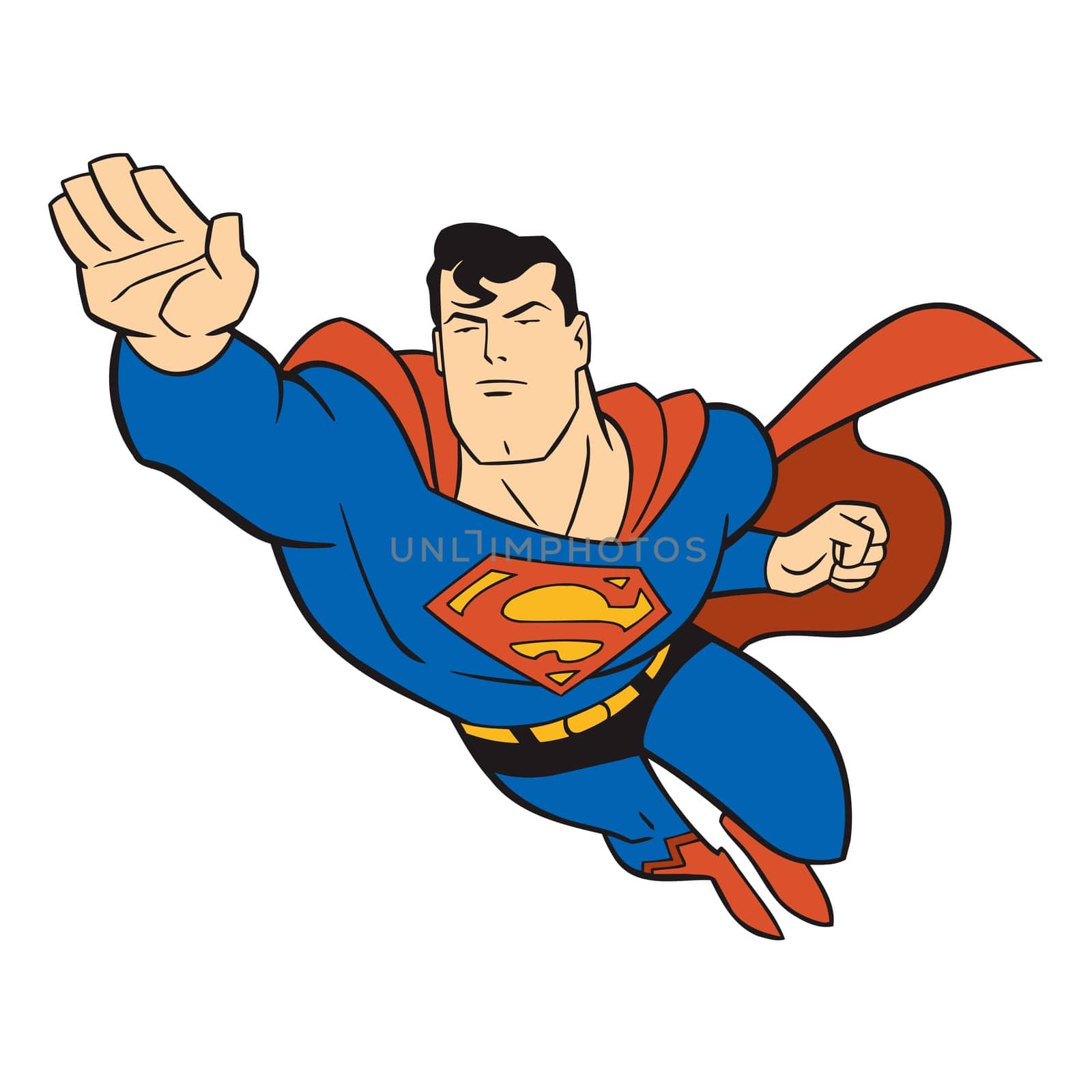 superman illustration comics hero super power