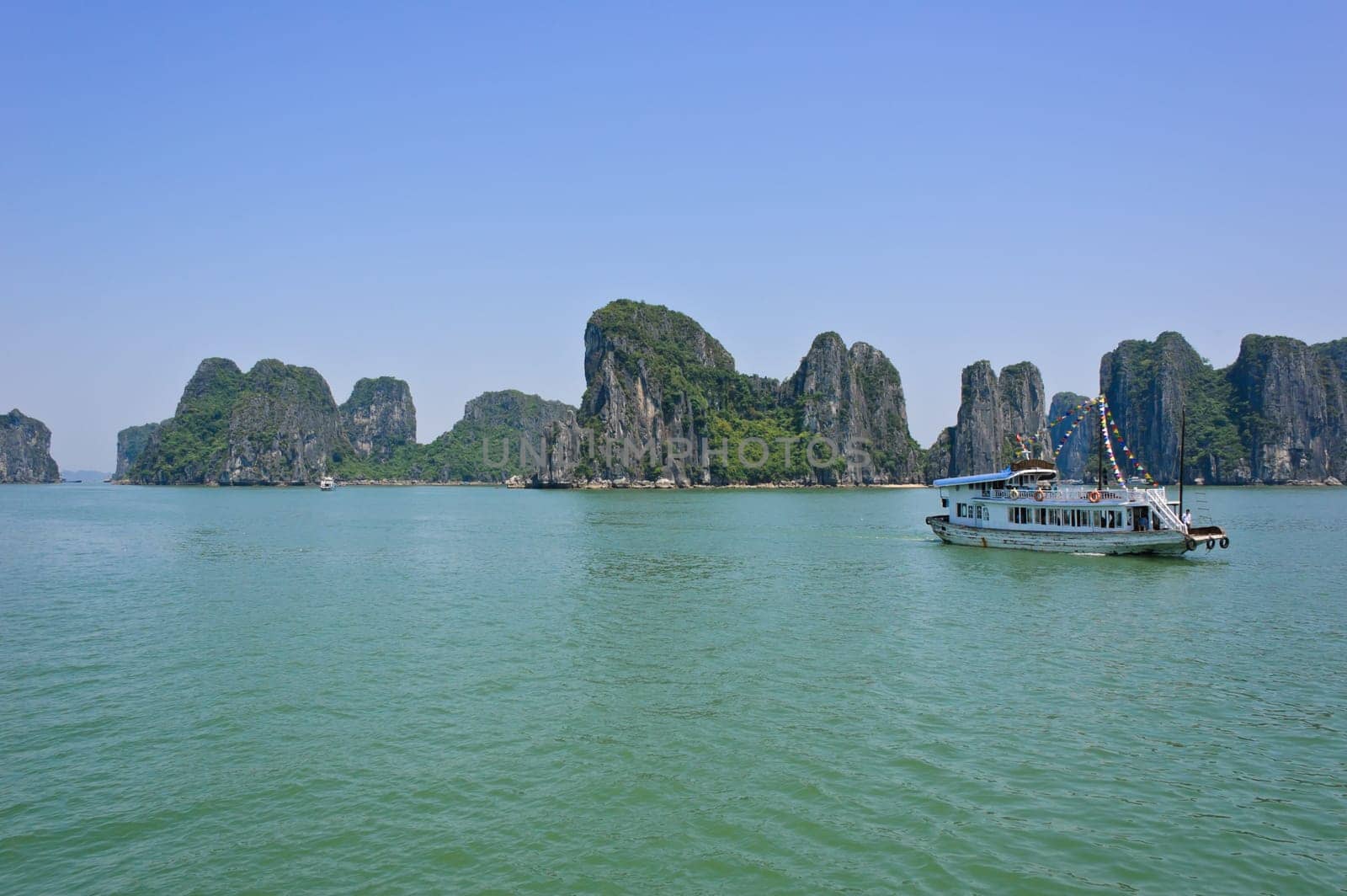 Halong bay, a popular travel destination in Vietnam