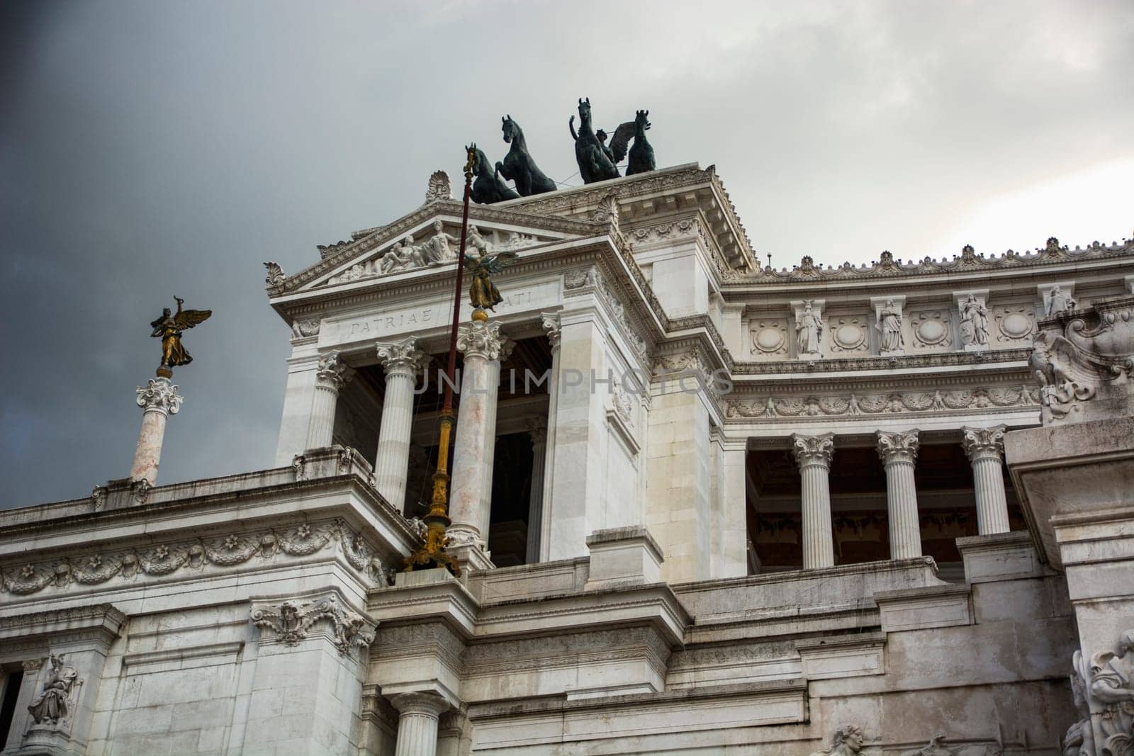 The Vittoriano or Altare della Patria, famous landmark in Rome, Italy