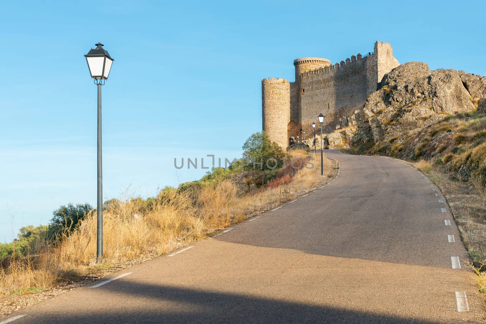 Medieval Castle of Puebla de Alcocer, Badajoz, Extremadura