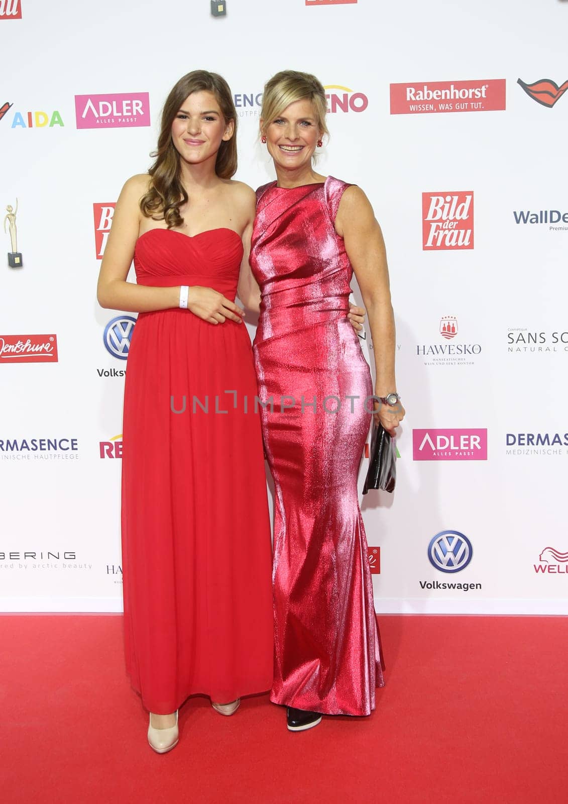 Barbara Hahlweg with daughter Franka Hahlweg ,. Goldene Bild der Frau 2017 Award ceremony at the AIDA Prima in Hamburg ,21.10.2016..