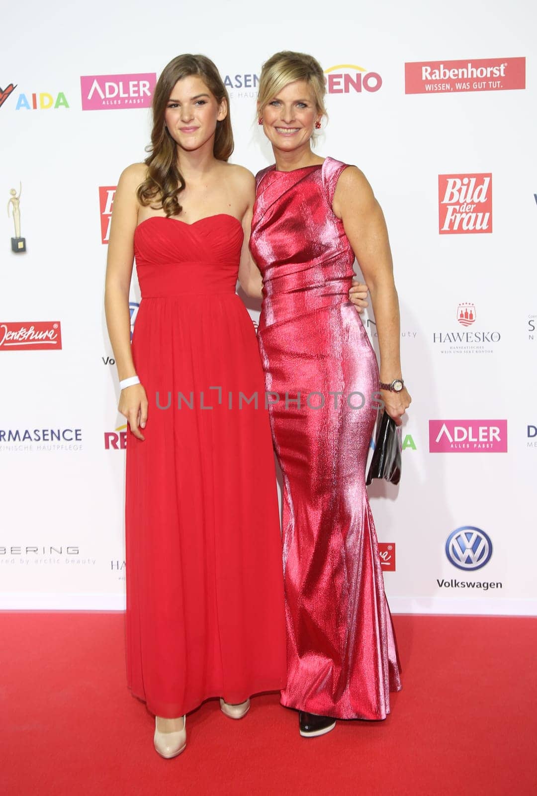 Barbara Hahlweg with daughter Franka Hahlweg ,. Goldene Bild der Frau 2017 Award ceremony at the AIDA Prima in Hamburg ,21.10.2016..