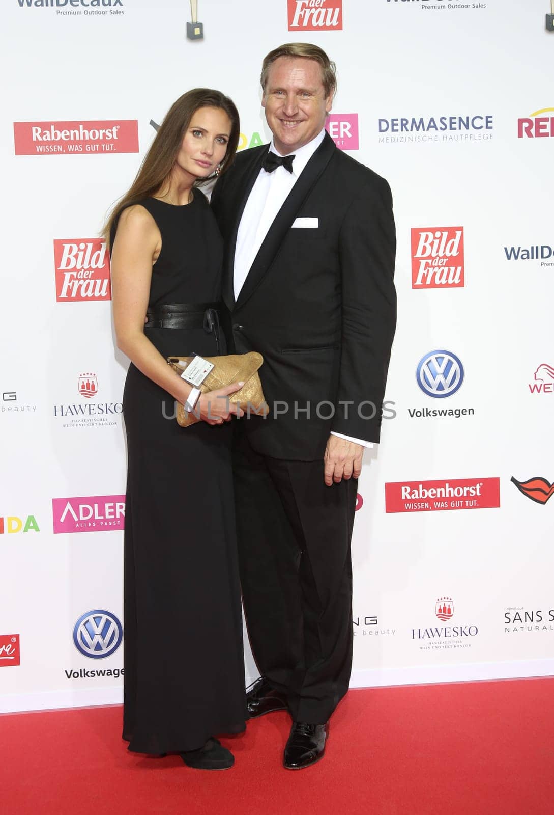 Christian von Boetticher and Julia Schumacher,. Goldene Bild der Frau 2017 Award ceremony at the AIDA Prima in Hamburg ,21.10.2016..