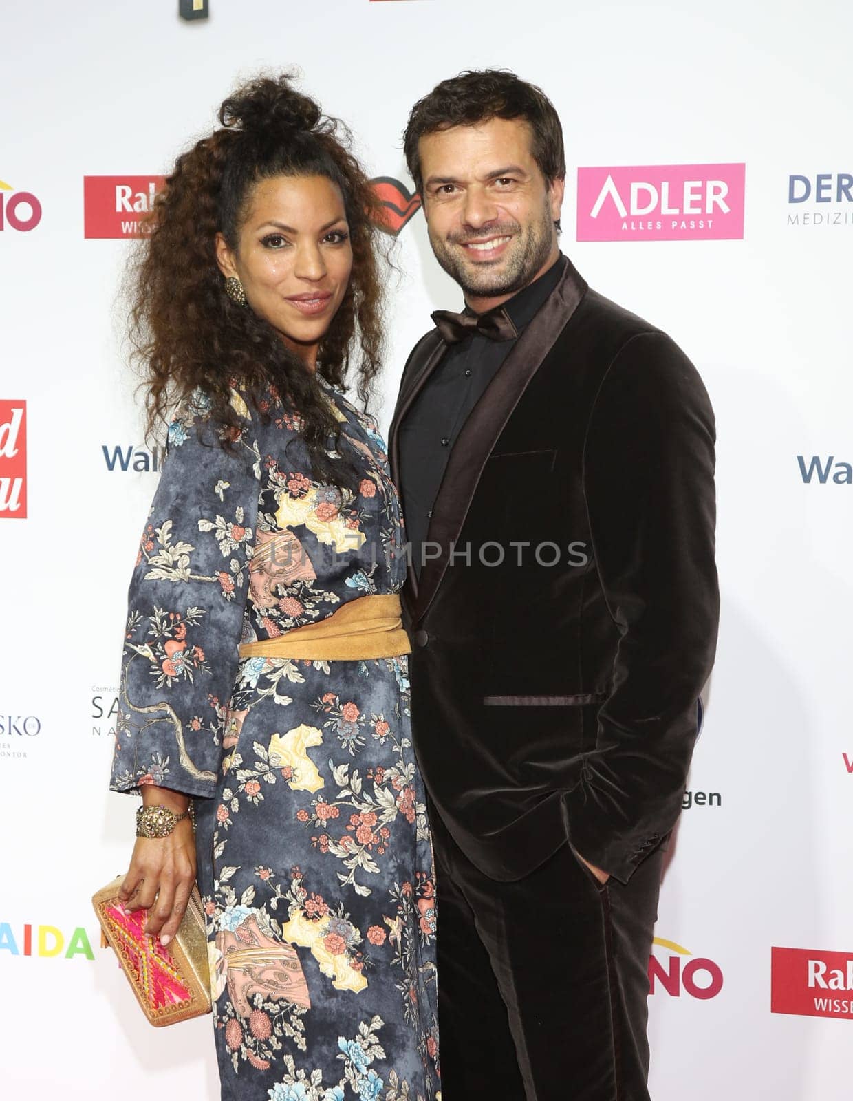 Kai Schumann and partner Marva Schreiber ,. Goldene Bild der Frau 2017 Award ceremony at the AIDA Prima in Hamburg ,21.10.2016..