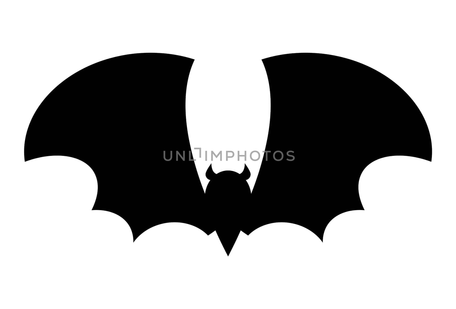 halloween bat silhouette vector  design isolated on white background
