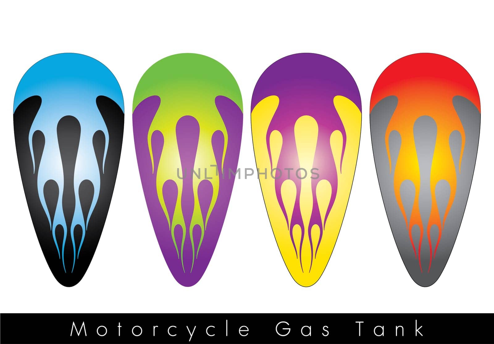 This is a beautiful vintage custom paint Motorcycle Gas Tank