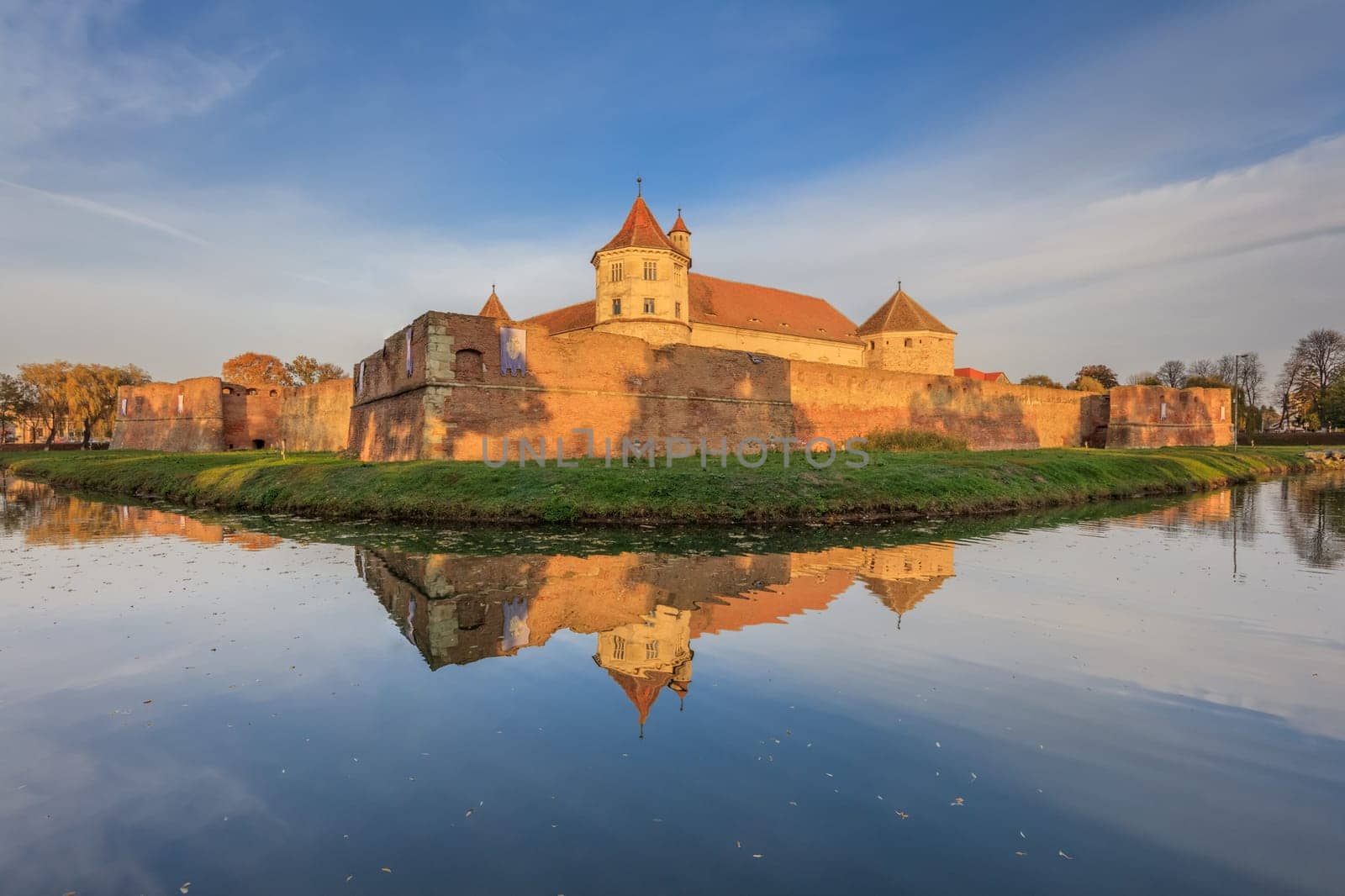 Fagaras citadel built in Transylvania in XVth century.
