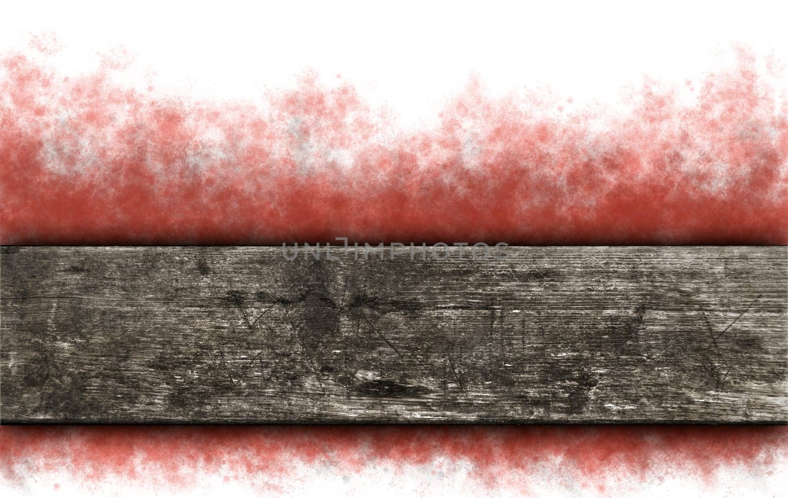 old wooden board on grunge background
