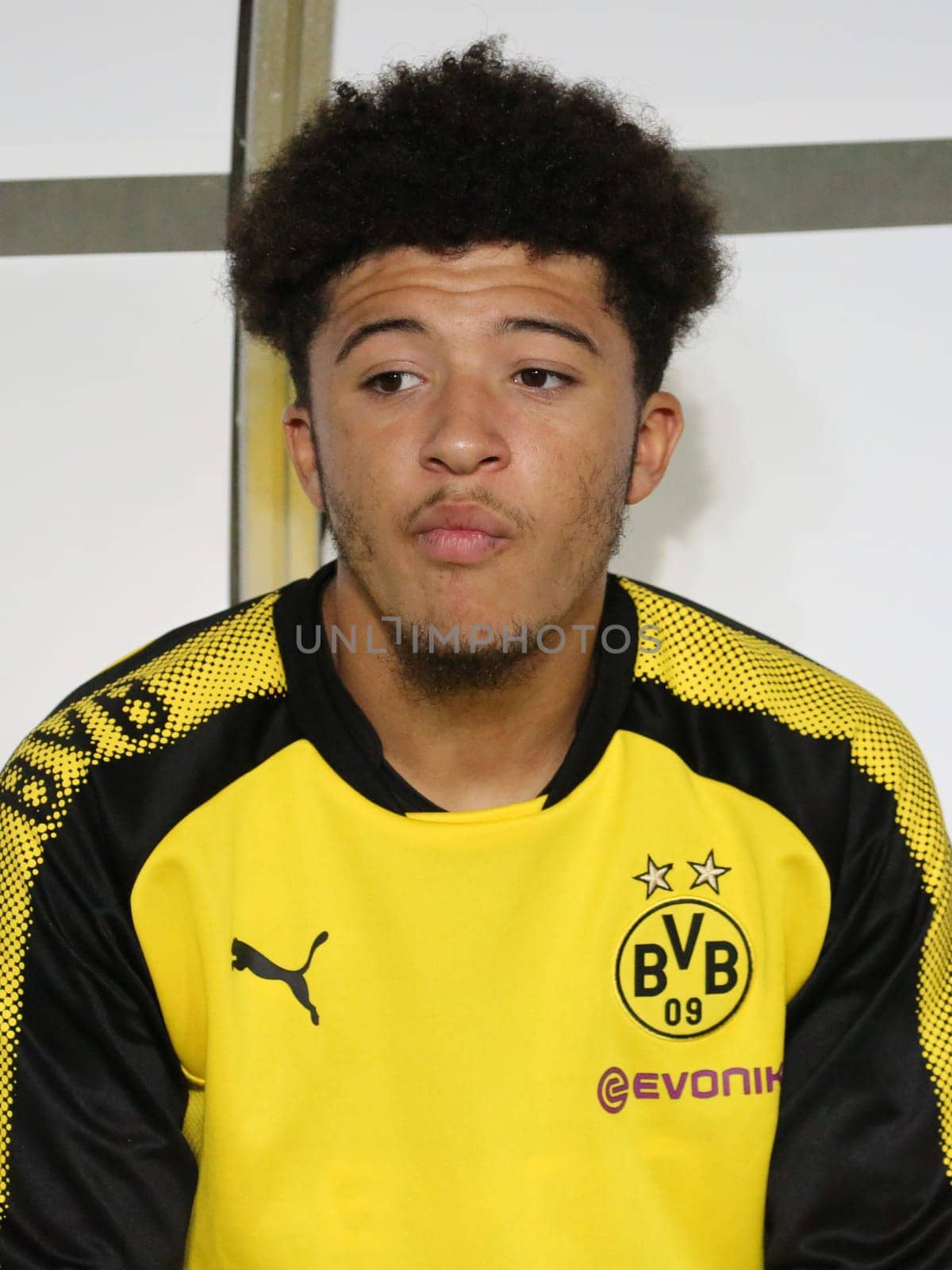 Jadon Malik Sancho ( Borussia Dortmund) at the DFB-Pokal match 1.FC Magdeburg - Borussia Dortmund on 24.10.2017