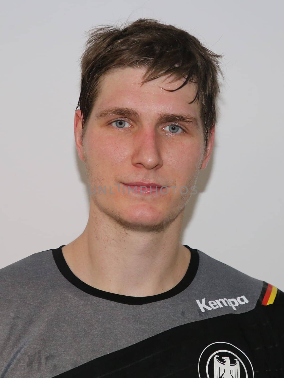 Handball player Finn Lemke ( DHB,MT Melsungen) at the men's international match Germany against Spain on 28.10.2017 in Magdeburg