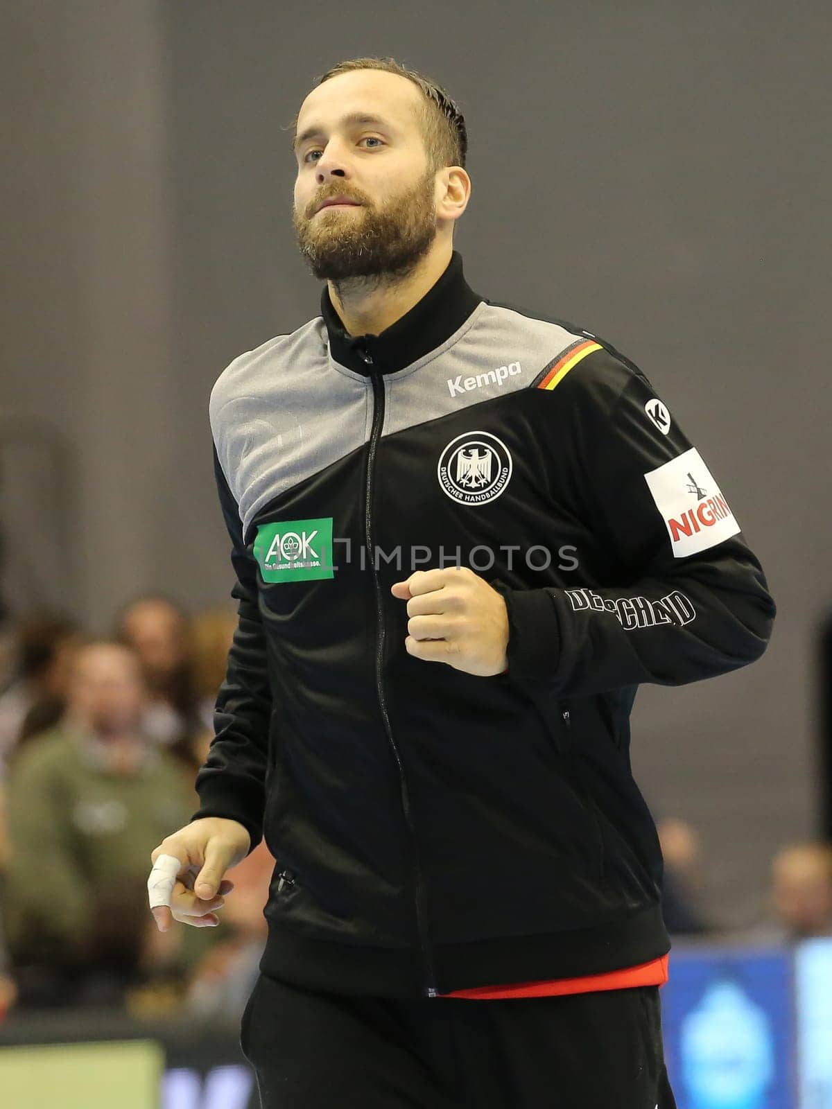 Handball player Silvio Heinevetter (DHB,Füchse Berlin) at the men's international match Germany against Spain on 28.10.2017 in Magdeburg