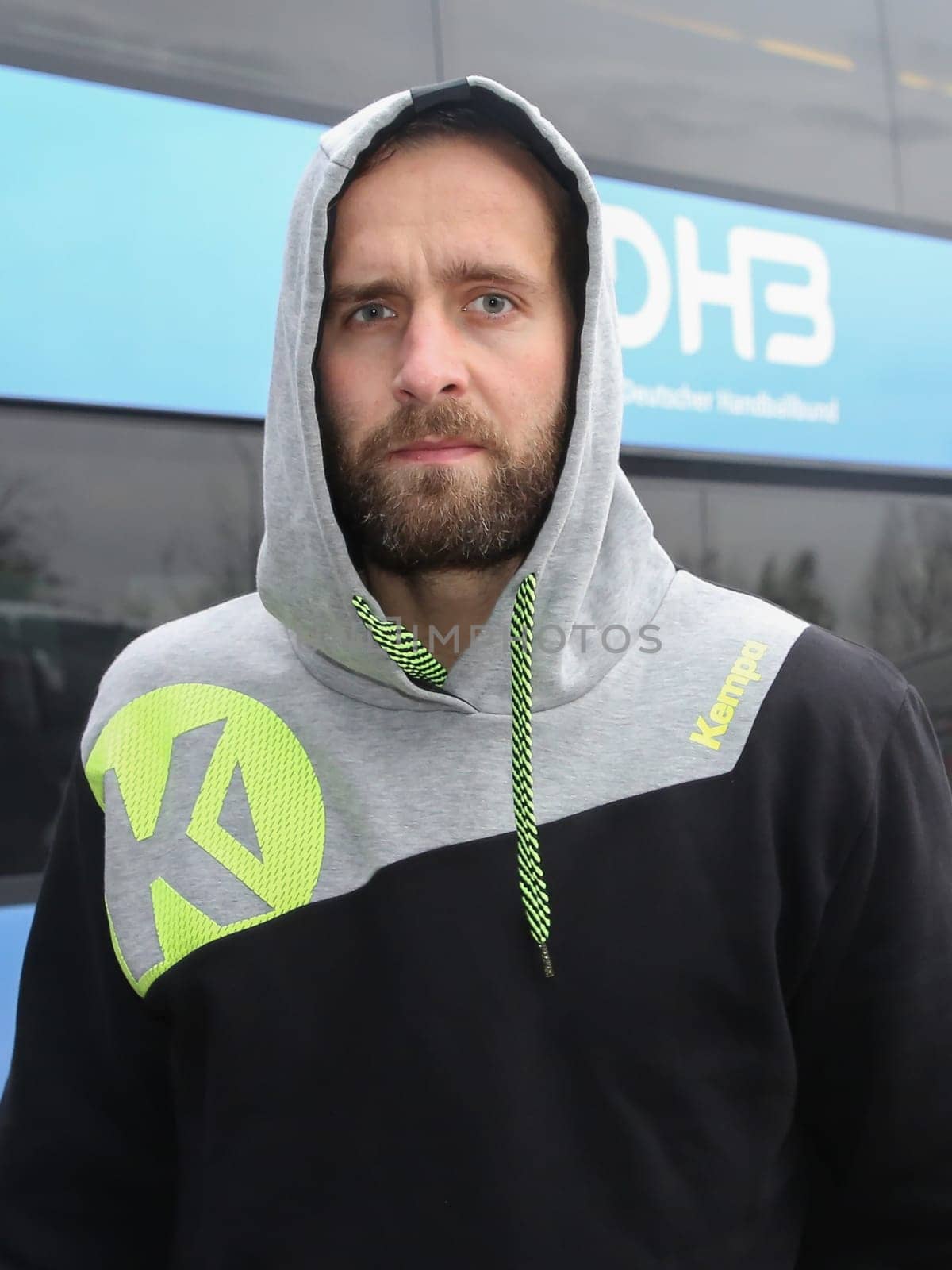 Handball player Silvio Heinevetter (DHB,Füchse Berlin) at the men's international match Germany against Spain on 28.10.2017 in Magdeburg