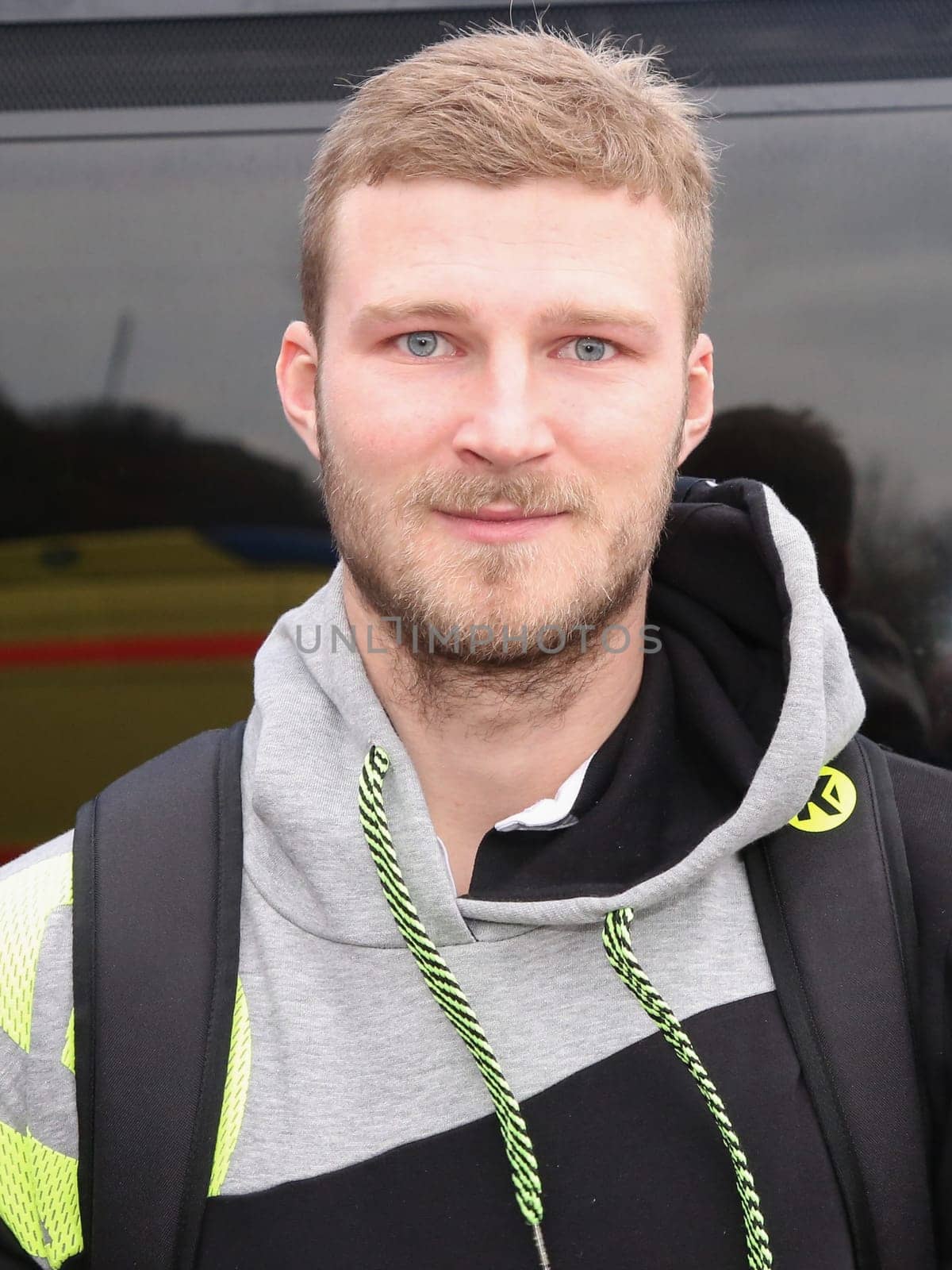 German handball player Philipp Weber (DHB, SC DHfK Leipzig) during the men's international match Germany against Spain on October 28, 2017 in Magdeburg