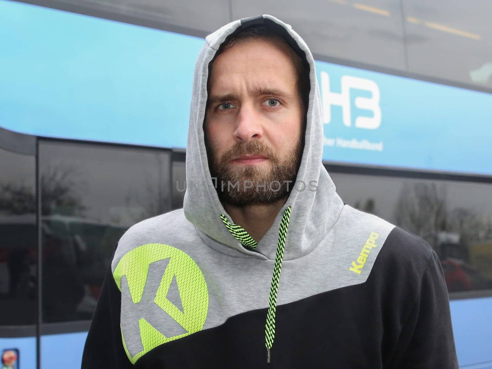 Handball player Silvio Heinevetter (DHB,Füchse Berlin) at the men's international match Germany against Spain on 28.10.2017 in Magdeburg