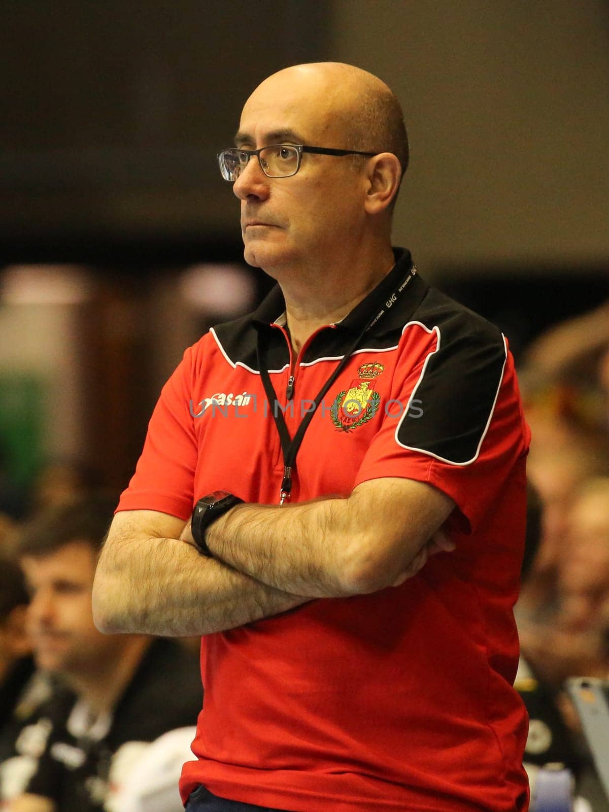 National coach Jordi Ribera (Spain) at the men's international match Germany against Spain on 28.10.2017 in Magdeburg