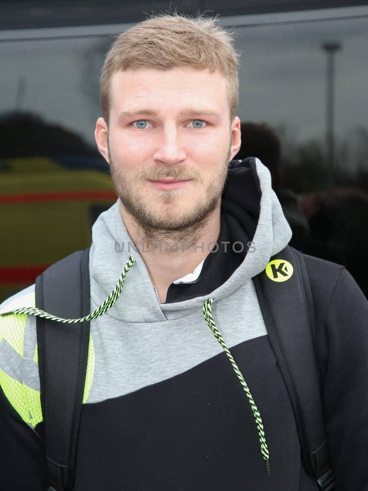 German handball player Philipp Weber (DHB, SC DHfK Leipzig) during the men's international match Germany against Spain on October 28, 2017 in Magdeburg