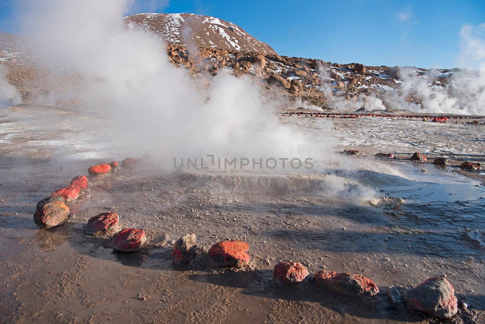 El Tatio Geyser,San Pedro de Atacama,Atacama Desert,4270m altitude,Chile,South America