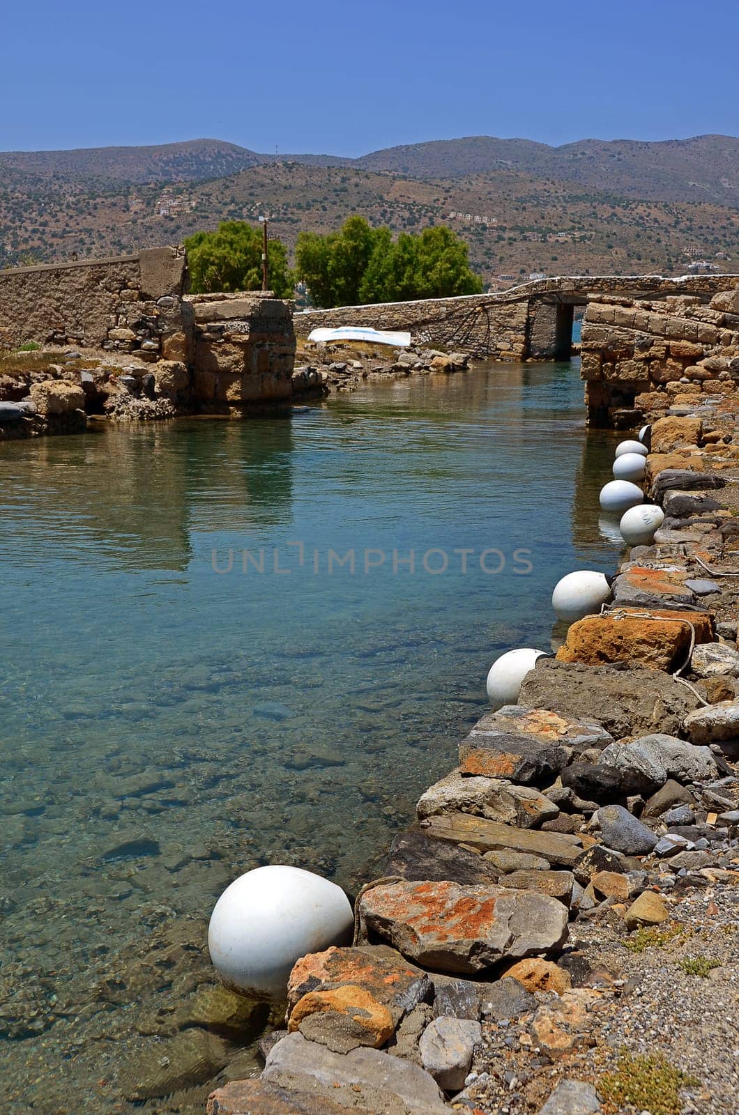 small river Elounda,Crete