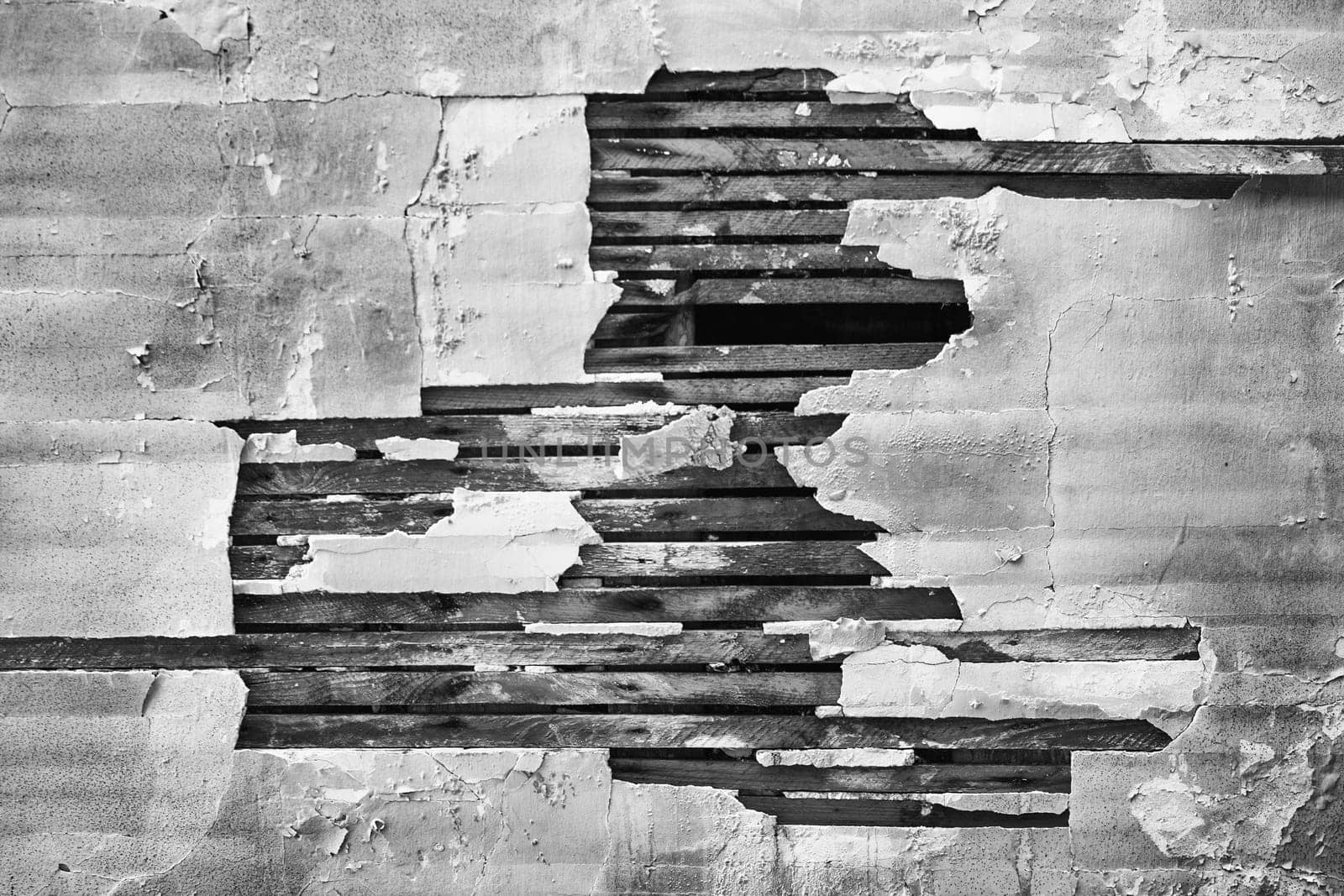 Dilapidated wall