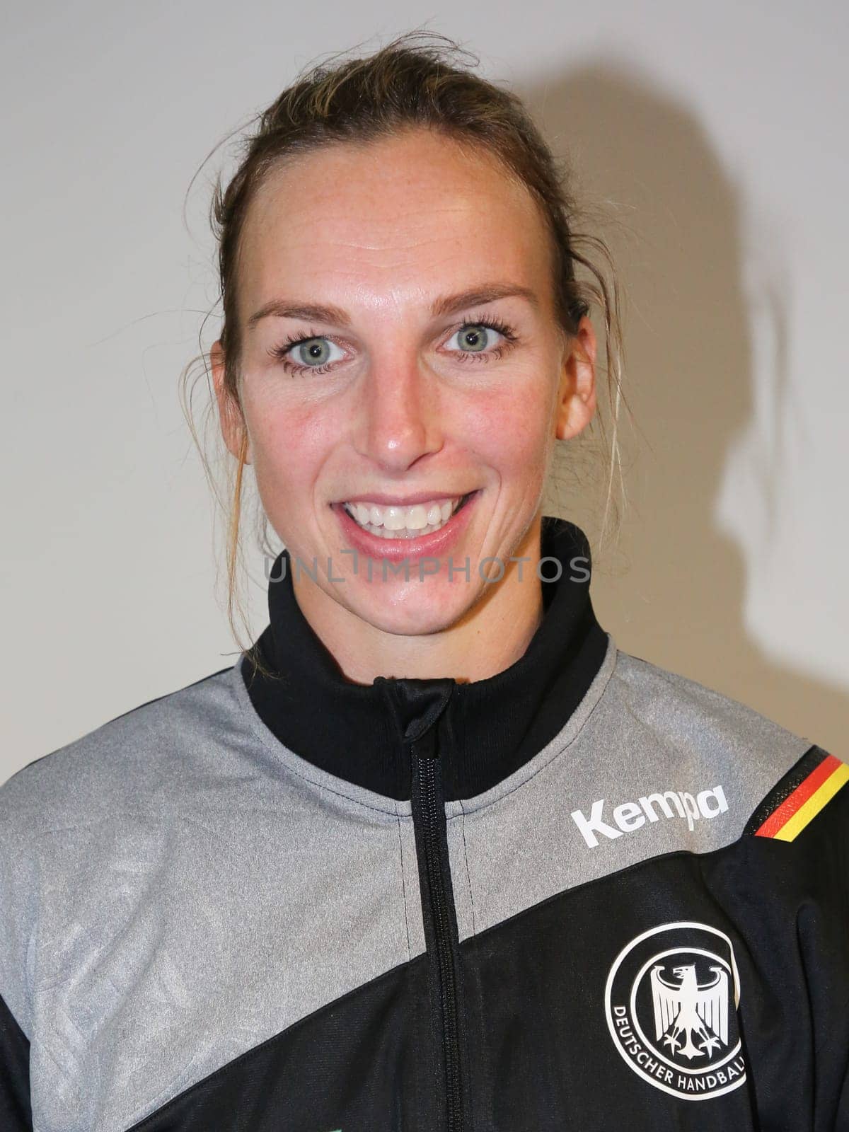 Handball player Angie Geschke ( DHB,VfL Oldenburg) at the women's international match Germany against netherlands on 28.10.2017 in Magdeburg
