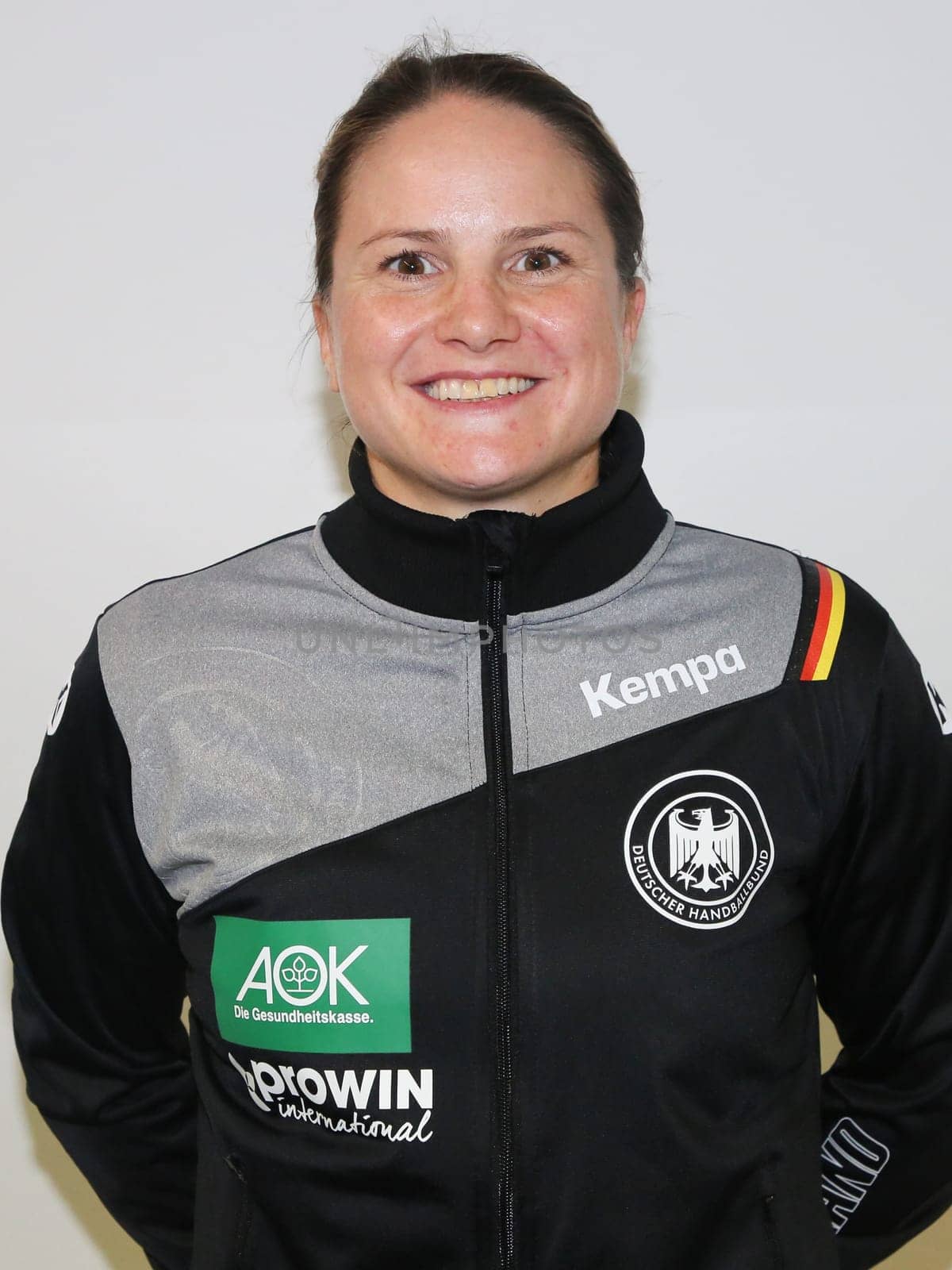 Handball player Anna Loerper ( DHB,TuS Metzingen) at the women's international match Germany against netherlands on 28.10.2017 in Magdeburg