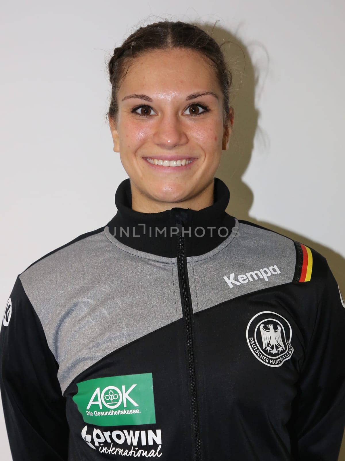Handball player Julia Behnke ( DHB,TuS Metzingen) at the women's international match Germany against Netherlands on 28.10.2017 in Magdeburg