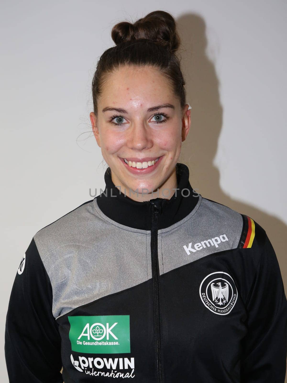 Handball player Emily Bölk ( DHB,Buxtehuder SV) at the women's international match Germany against Netherlands on 28.10.2017 in Magdeburg