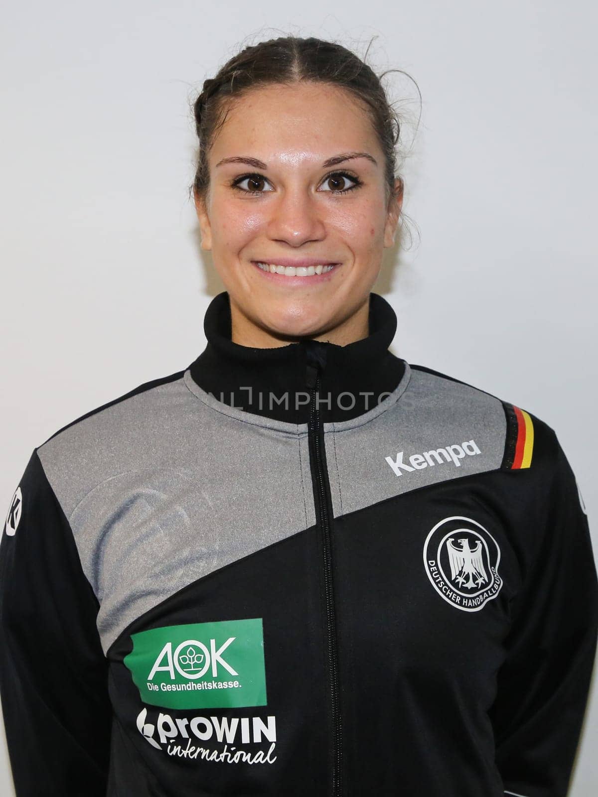 Handball player Julia Behnke ( DHB,TuS Metzingen) at the women's international match Germany against Netherlands on 28.10.2017 in Magdeburg