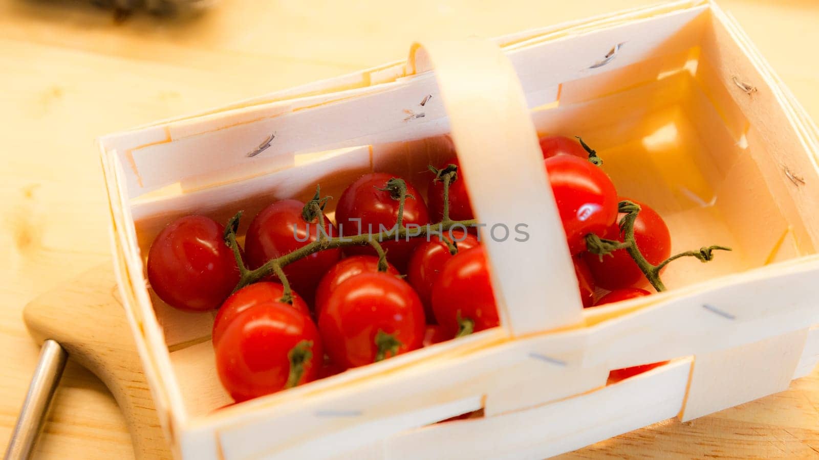 Tomatoes in the basket
