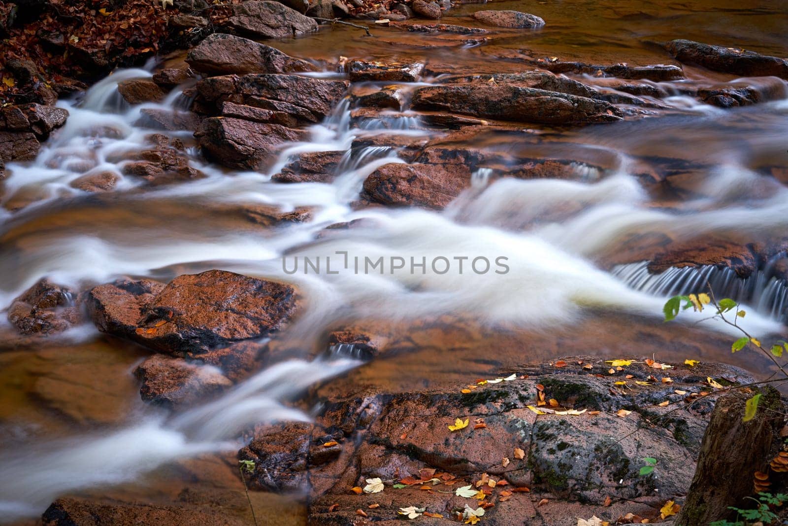 The river Ilse at the foot of the Brocken in the Harz National Park