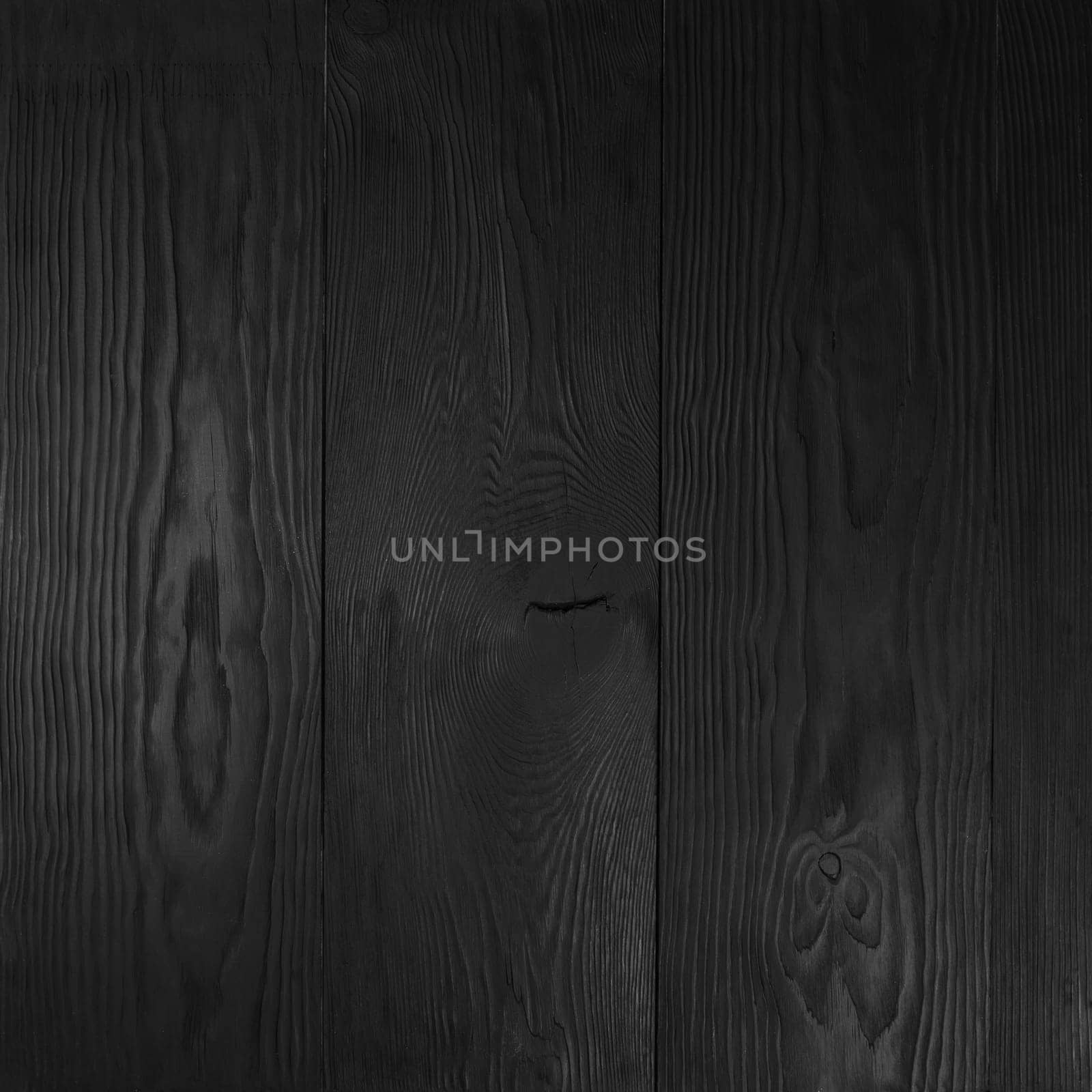 Square black empty pine wooden background